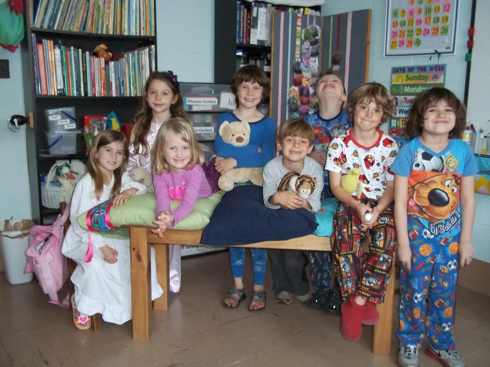The Oster Five Pajama Day, Kindergarten CBT