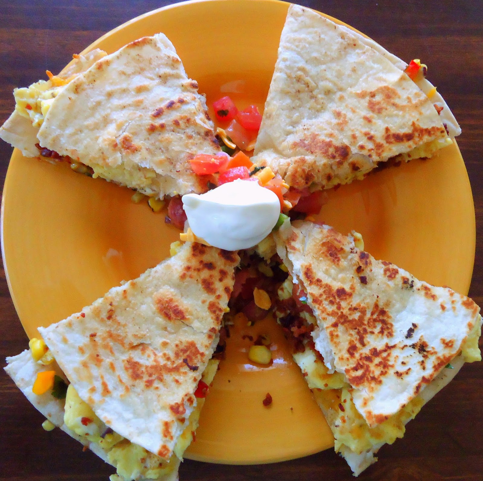 Foodie & Fabulous Breakfast Quesadilla