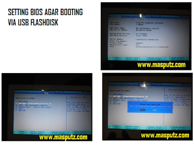 setting bios booting flash disk