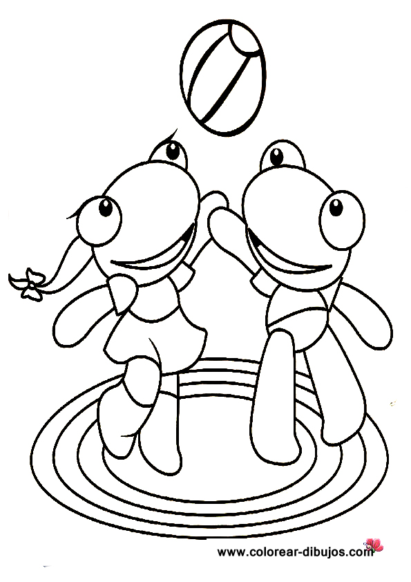 Dibujos De Sapos Para Colorear Y Pintar