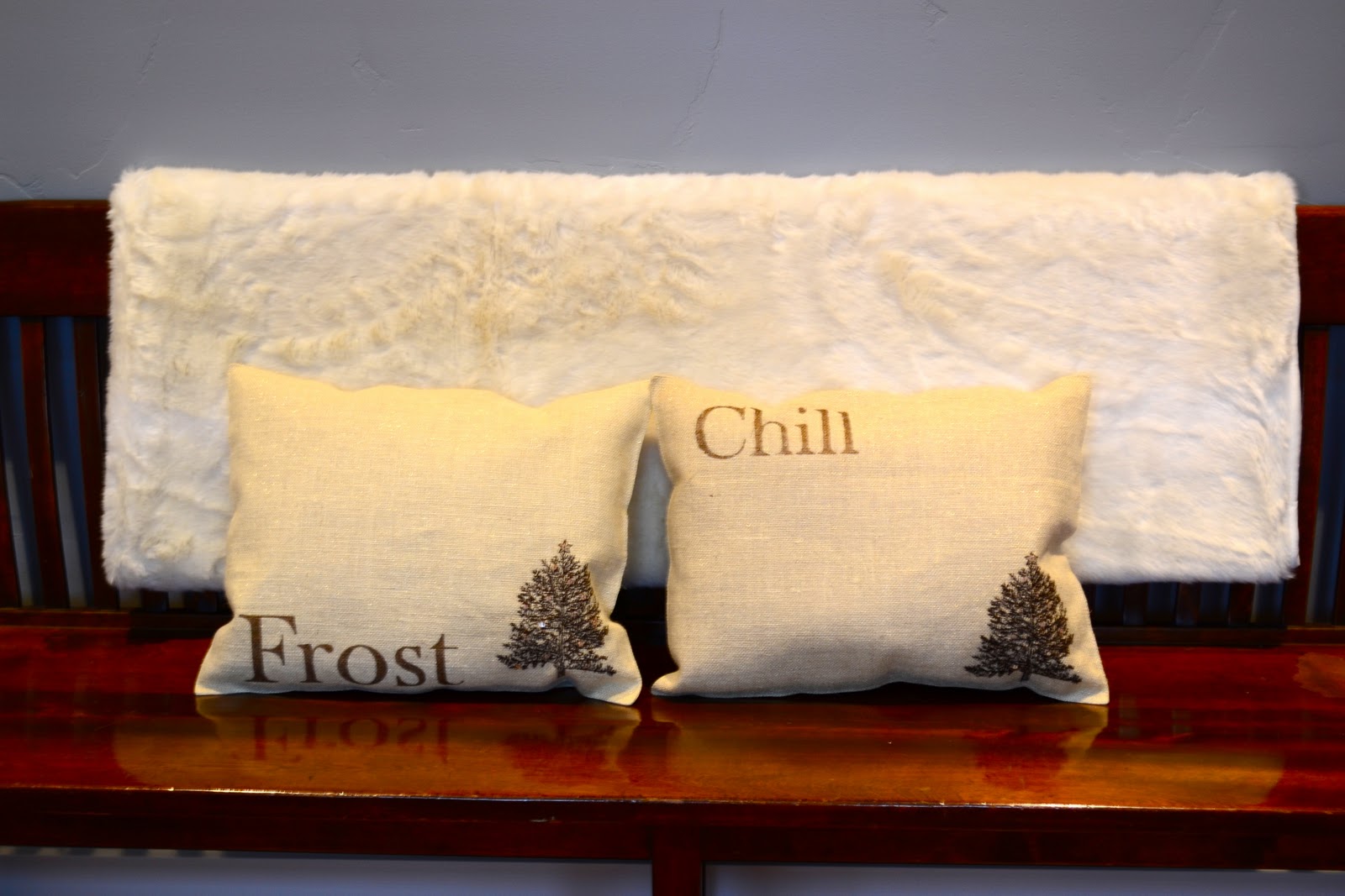 First Lady of the House Winter Place Mat Pillows