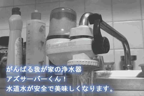 がんばる、わが家の浄水器 がんばる、わが家の浄水器