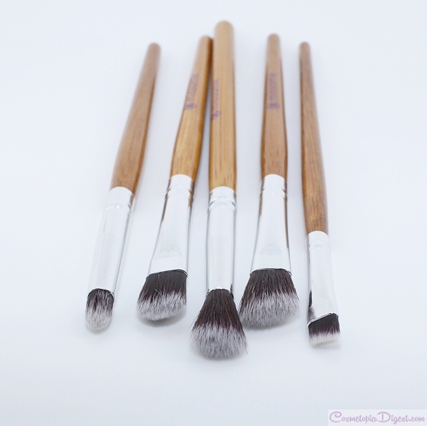 Missamé 10pc Bamboo Makeup Brush Set review Cosmetopia Digest Beauty