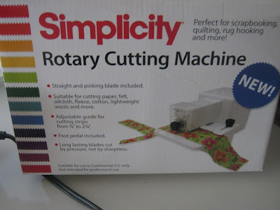 Simplicity Rotary cutting machine bias binding strips www.sewplus.blogspot.com