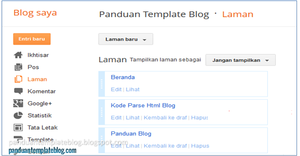 Halaman Blog: Tampilan Lama Laman Blogger Halaman Blog: Tampilan Lama Laman Blogger