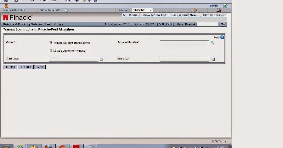 INDIA POST PARIWAR: Transaction inquiry in Finacle Post ...