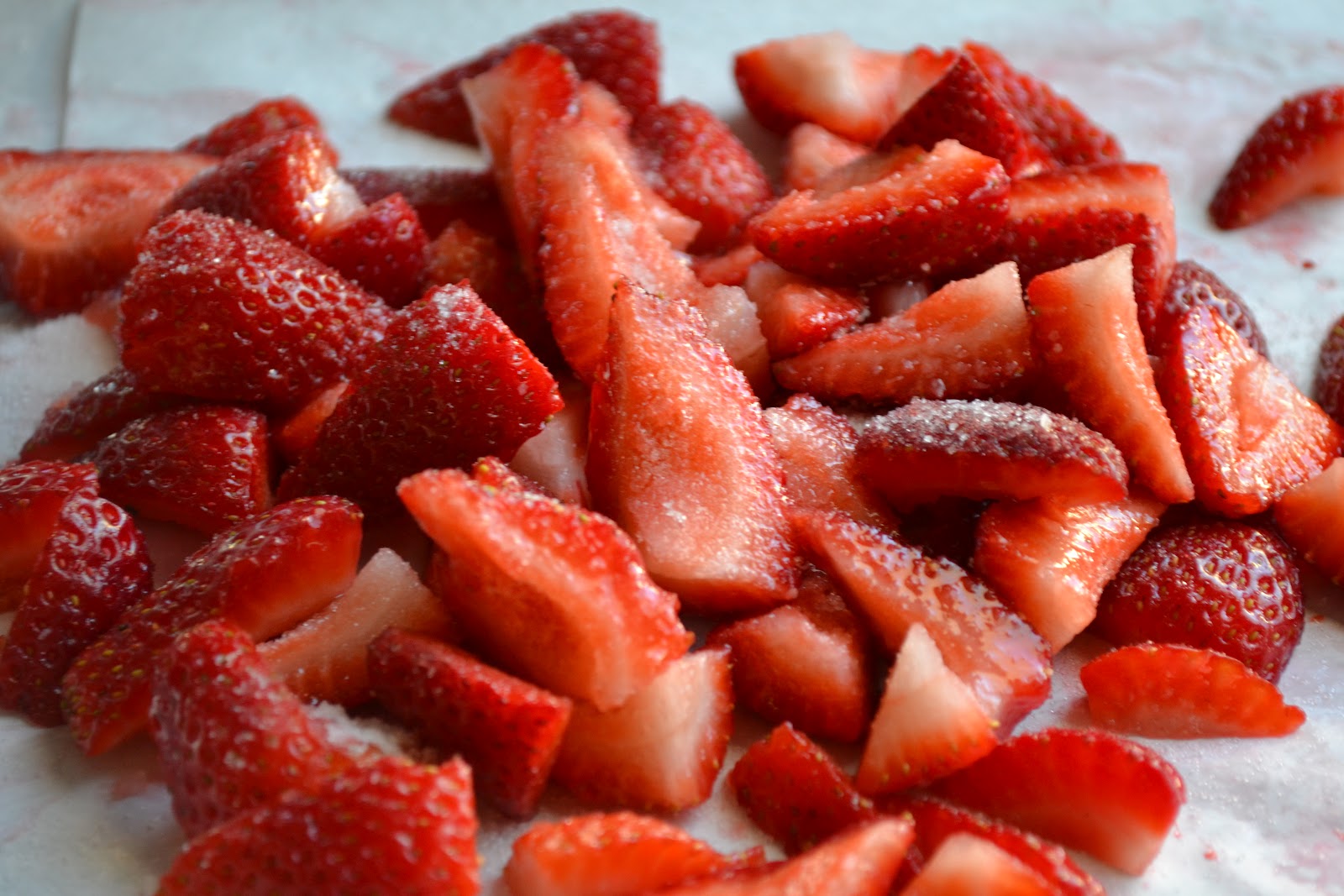 Live... Bake... Love... Roasted Strawberry and Dark Chocolate Chunk