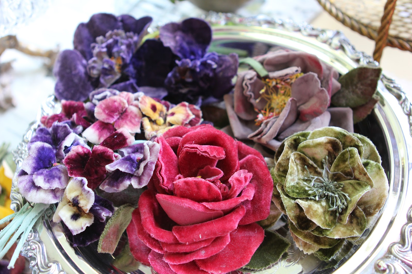 Romancing the Home Vintage Millinery Flowers
