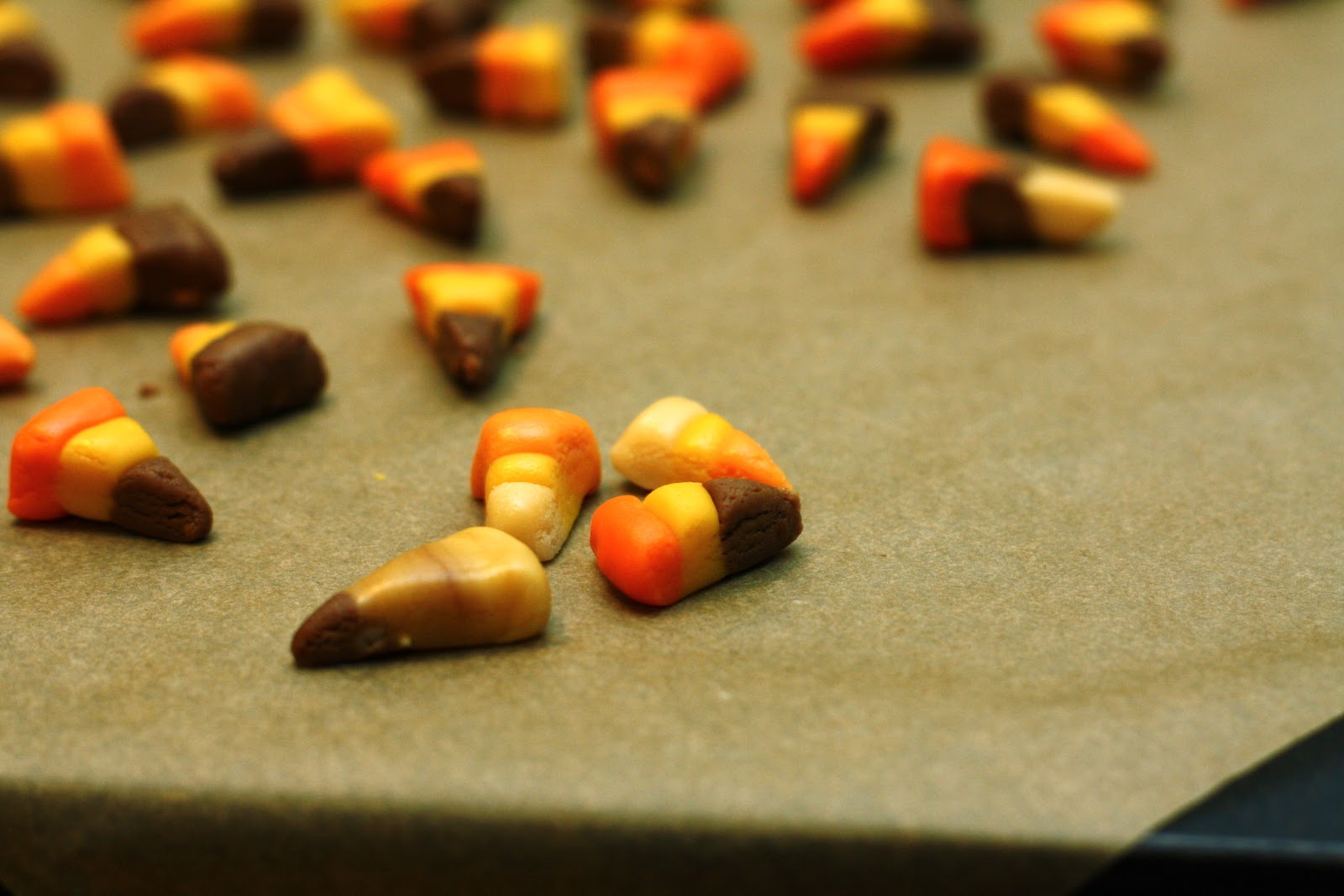 K's Veg Recipes Vegan Candy Corn and Chocolate Candy Corn