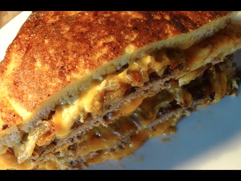 En video: Sandwich frit au steak haché & cheddar 