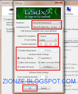 Cara Mensetting atau Mempercepat fps di PCSX2 1.0.0 (Full Speed)