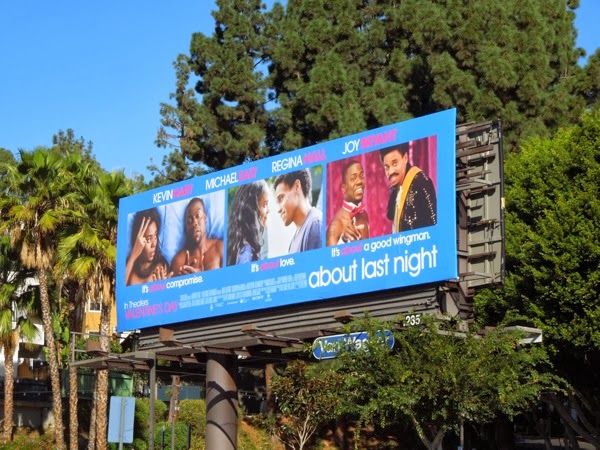 About Last Night remake billboard About Last Night remake billboard
