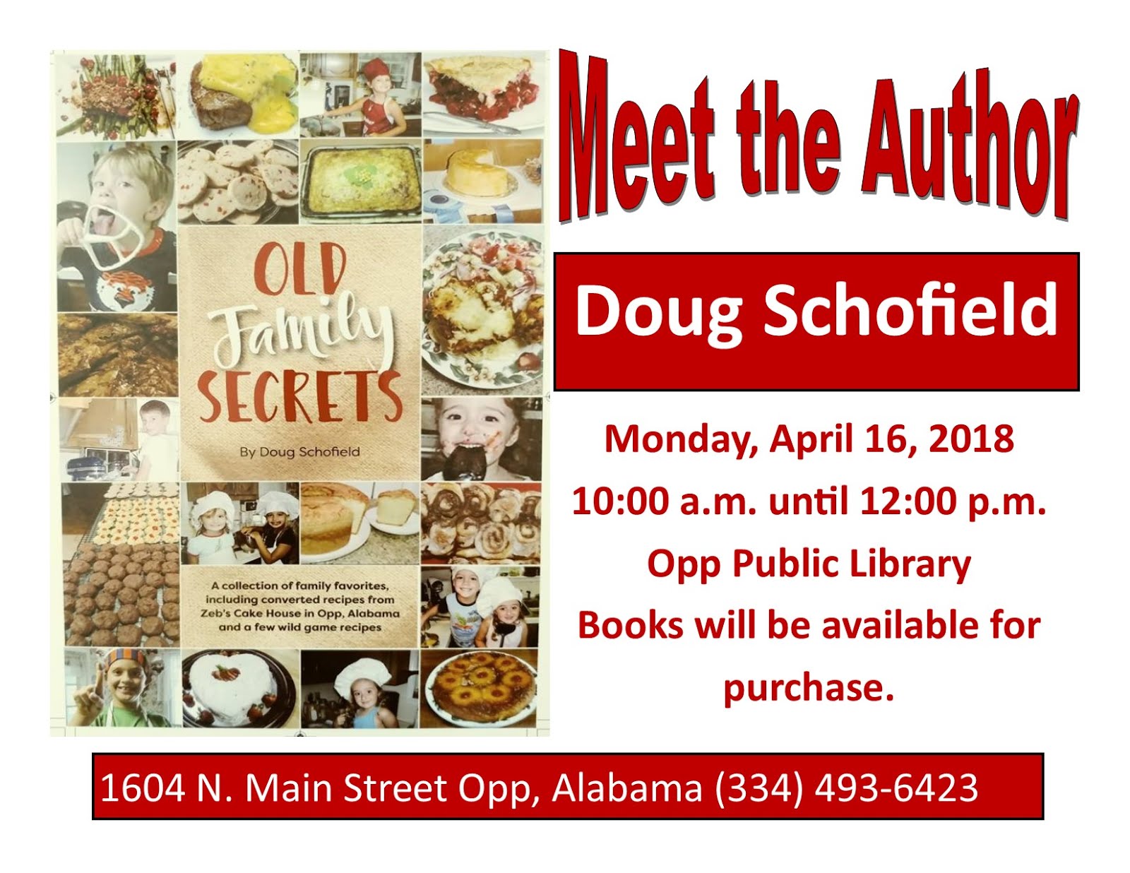 Opp Public Library Meet the Author