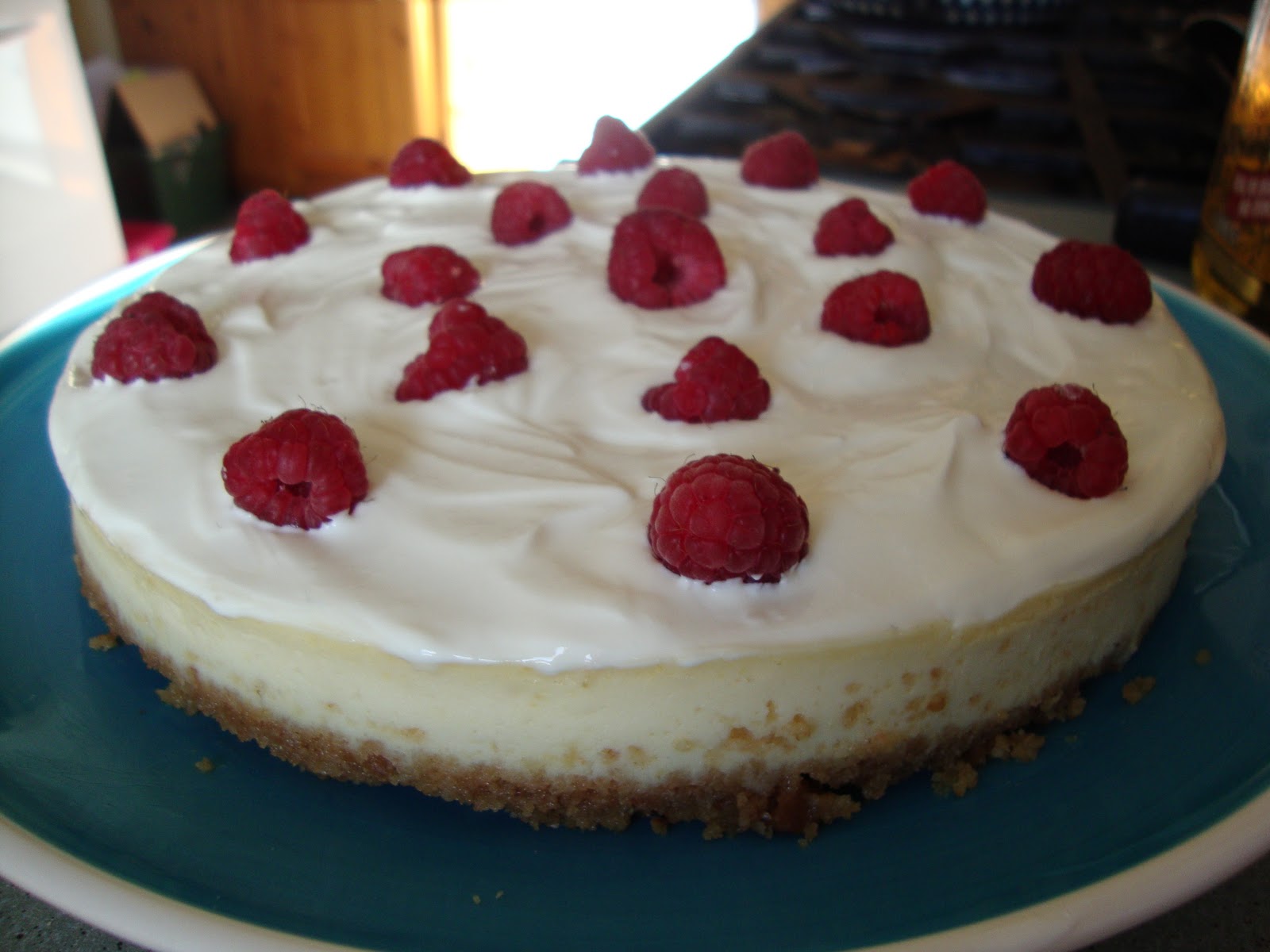 tartntoast An American style baked lemon cheesecake