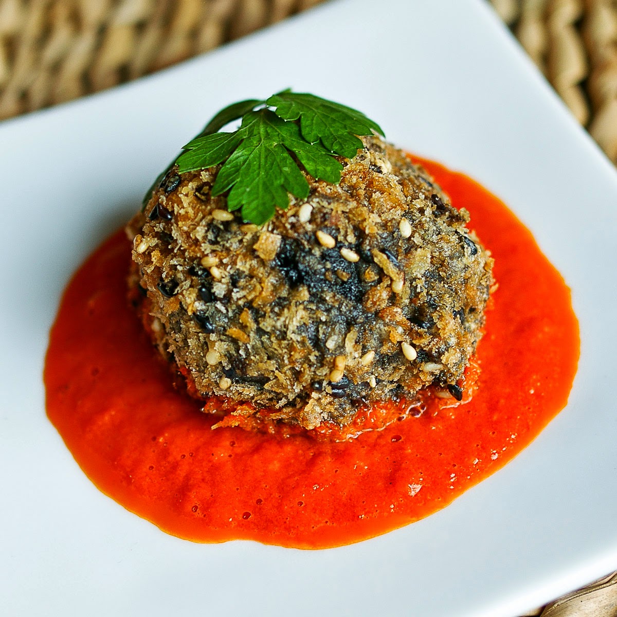 The Yum Yum Factor Arancini Al Nero De Seppia (Squid Ink)