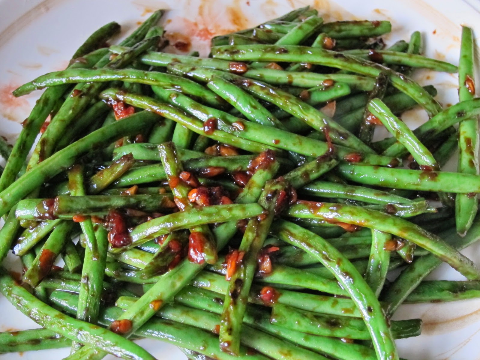 Dry Fry French Beans (without meat) / LUCY LOVES TO EAT