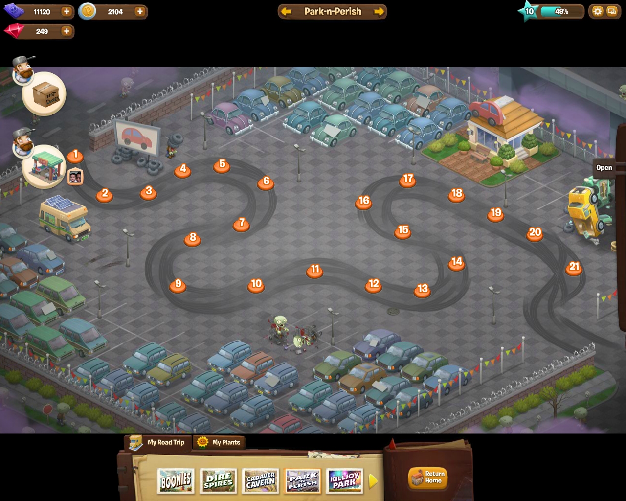 graphic dump plants vs zombies adventures