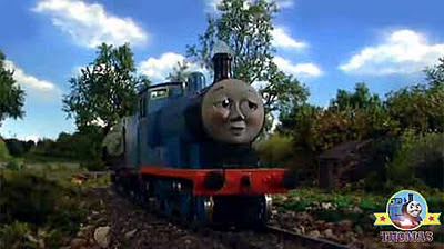 Nearly there Thomas the tank engine Edward the great engine gasped roll along the railway track line