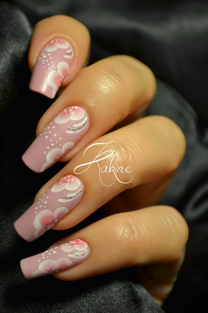 Kakine Nail Art One Stroke Rose Mat