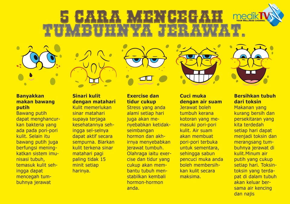 5 Cara Mencegah Tumbuhnya Jerawat
