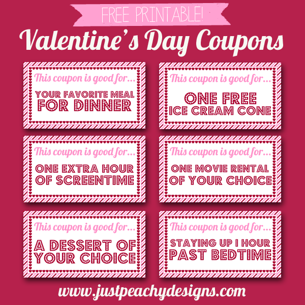 Printable valentine coupons