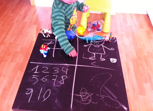 Cómo hacer una pizarra casera