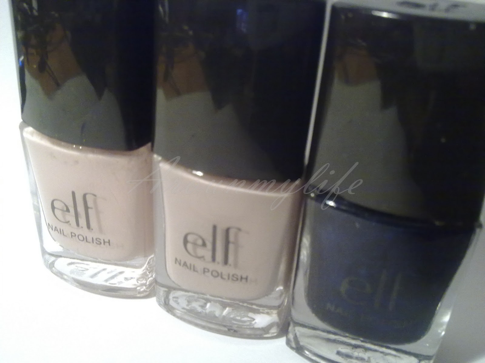 around my life ELF nail polishes