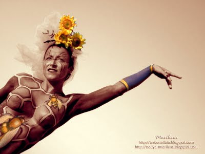 Bodypainting on the Beach | Body Paint Tattoos