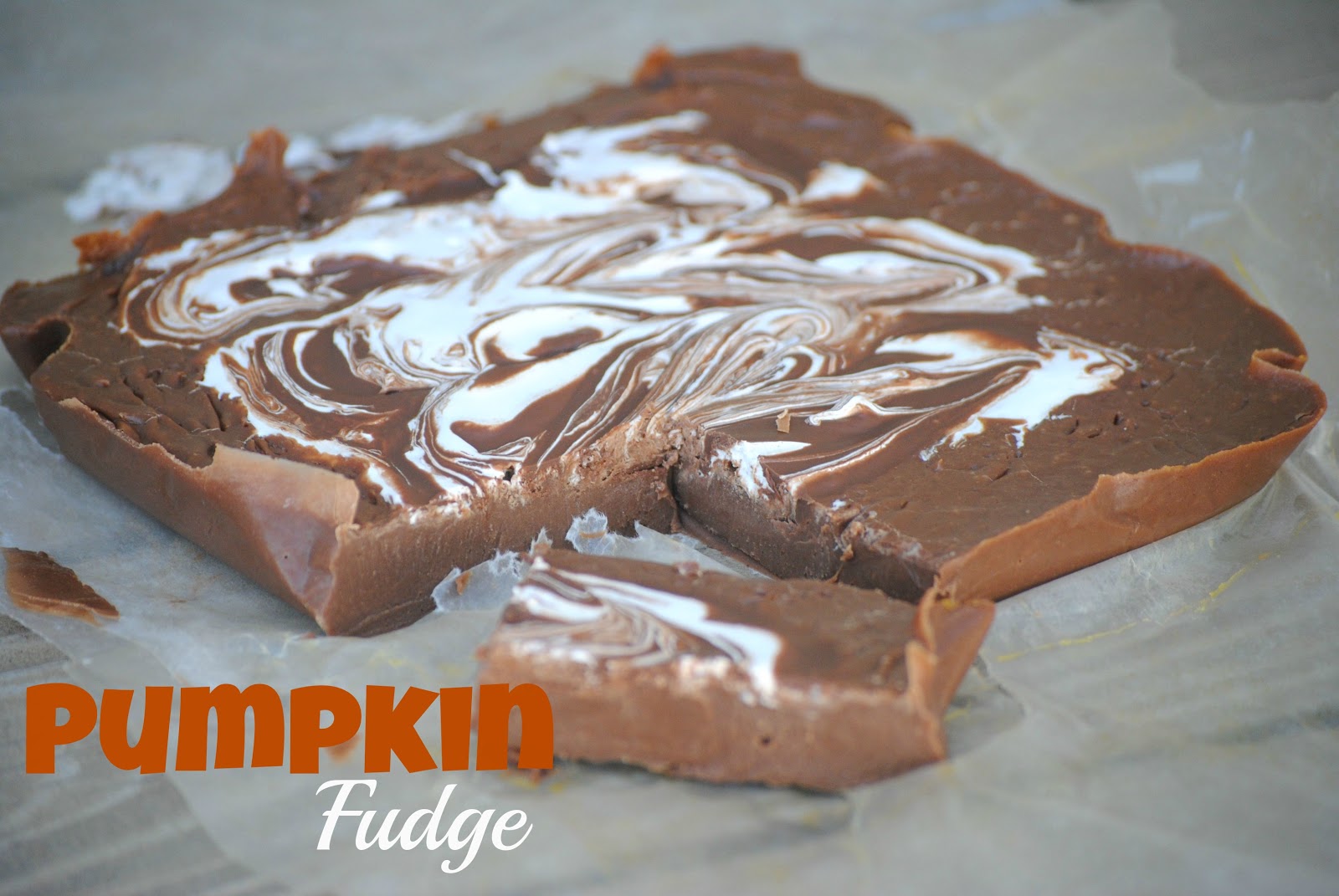 The Farm Girl Recipes Pumpkin Spice Fudge with Marshmallow Cream and
