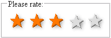 Pure-CSSrating-widget