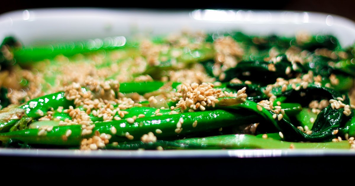 I Am No Food Critic...but Asian Greens in Oyster Sauce