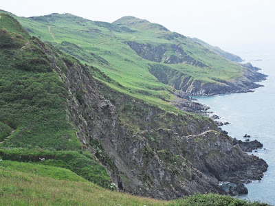 North Devon scenery from cliffs near Mortehoe