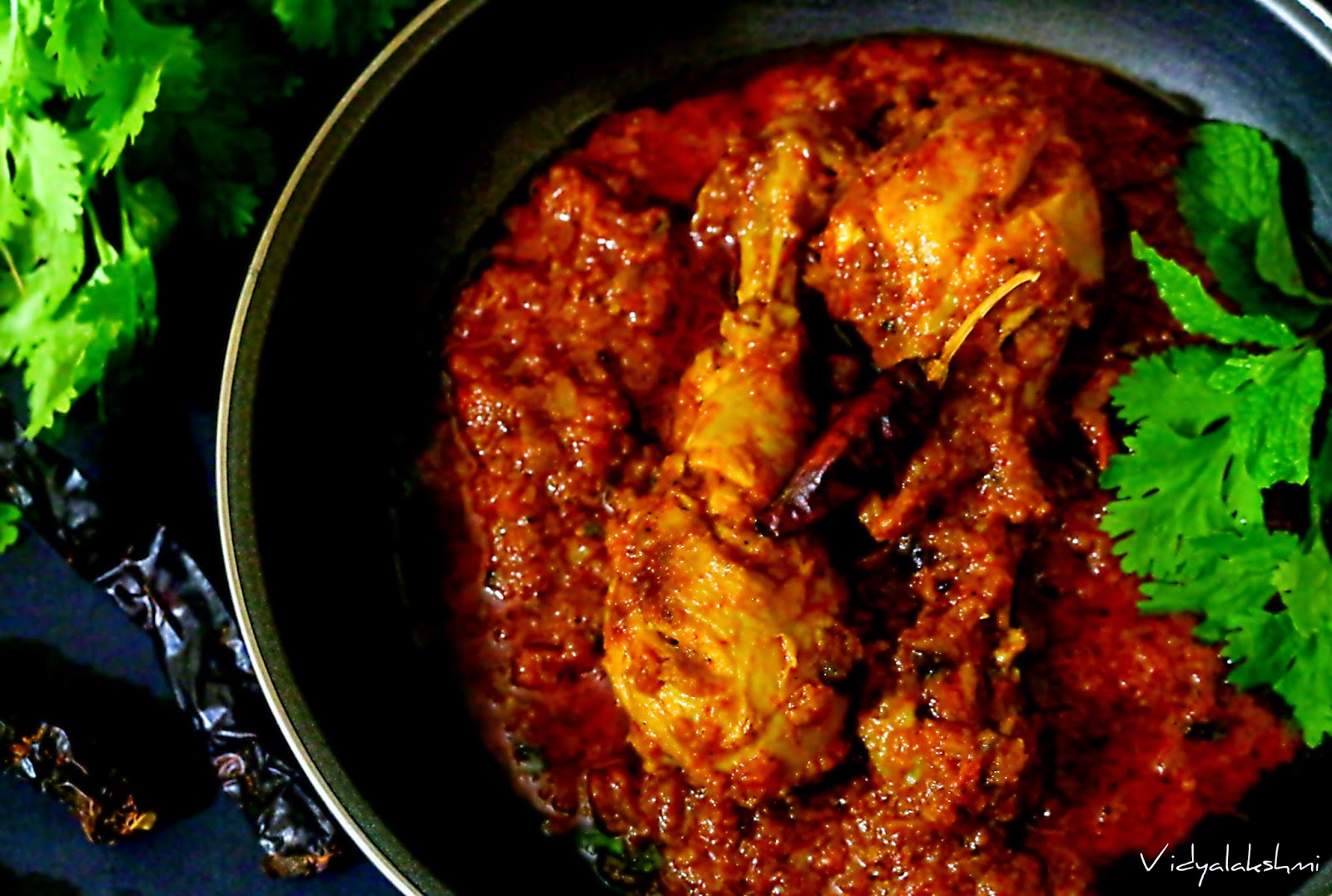 Vidyascooking Mylapore Chicken Thokku