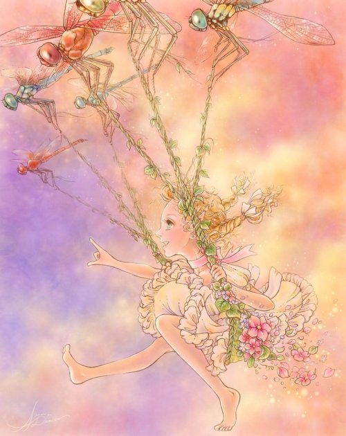 Mitzi Sato-Wiuff ilustrações fantasia e contos de fada mulheres Mitzi Sato-Wiuff ilustrações fantasia e contos de fada mulheres