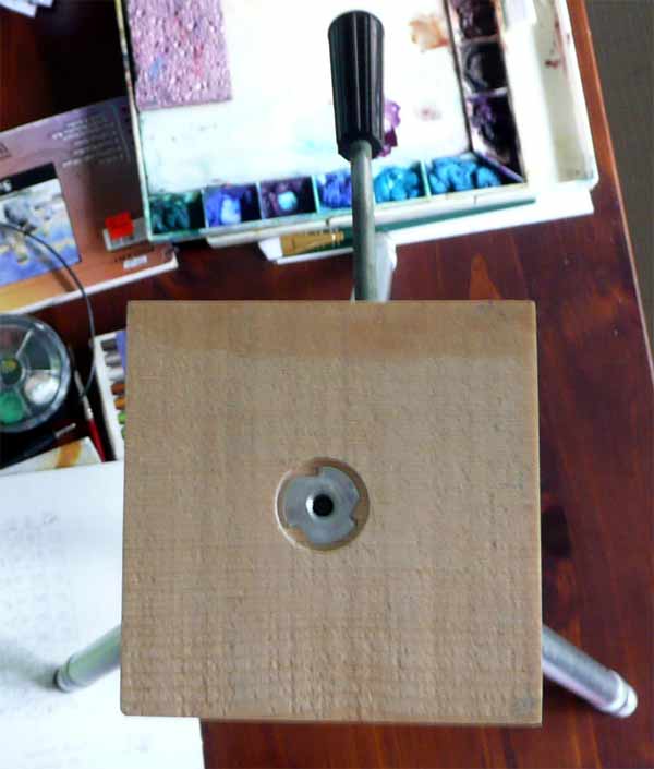 Carrie Holst Converting a Camera Tripod to a Travel Easel