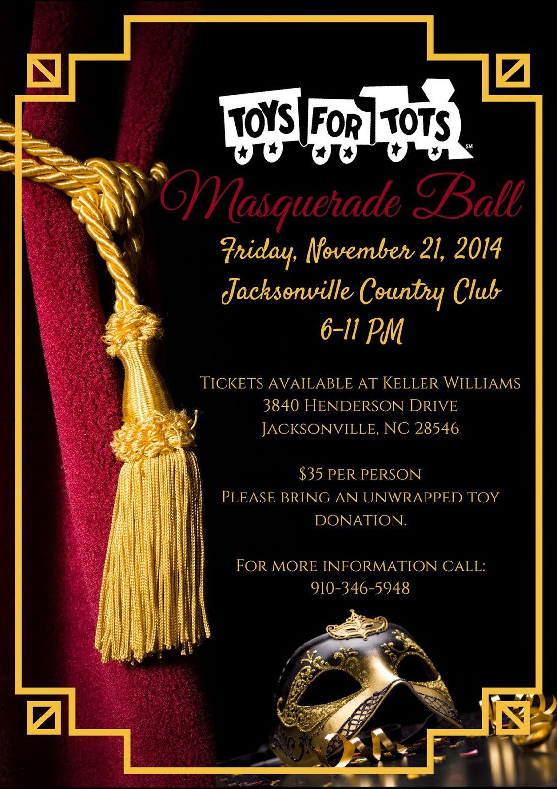 Jacksonville, North Carolina Real Estate Toys For Tots Fundraiser