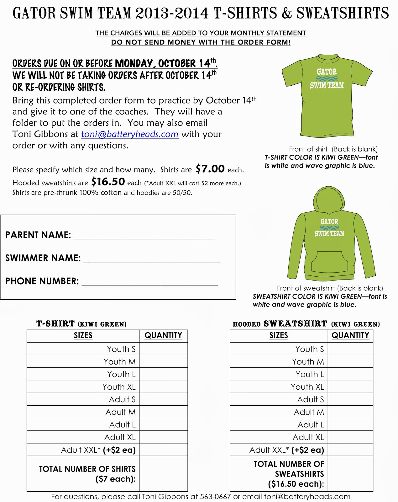 t shirt order form template microsoft word