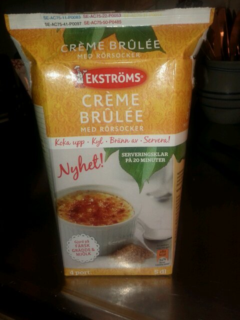 ekströms creme brulee