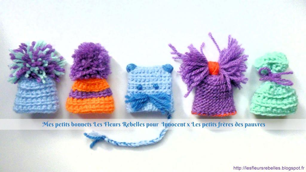 Mes petits bonnets déjà prêts, plein d\u0027autres idées en tête!