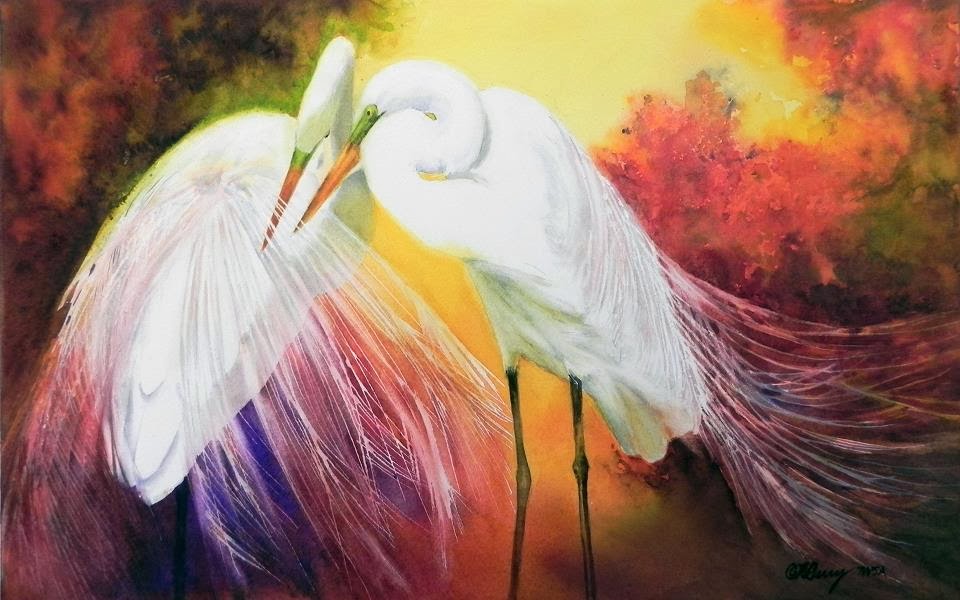 The Watercolour Log Birds in Watercolour