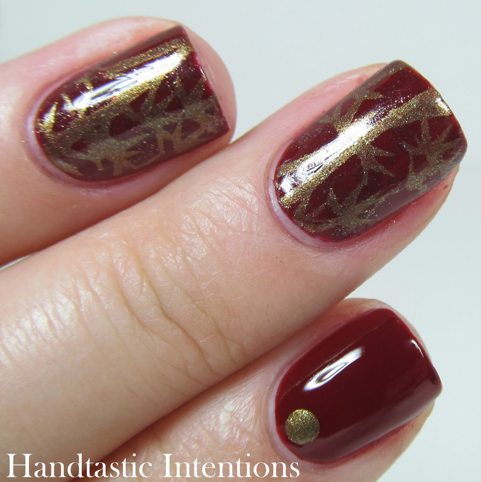 Handtastic Intentions Bamboo Nail Stamping