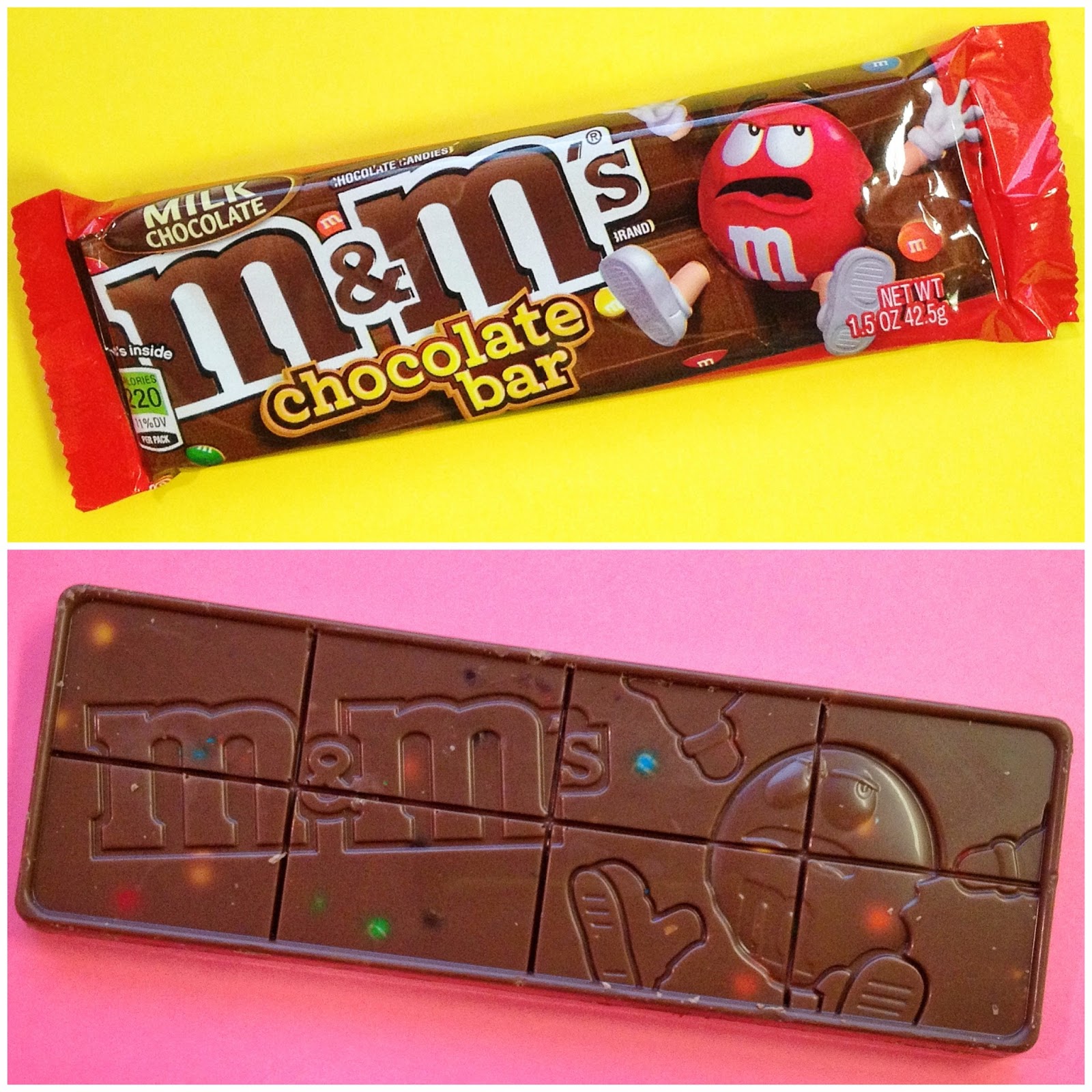 m&m chocolate bar