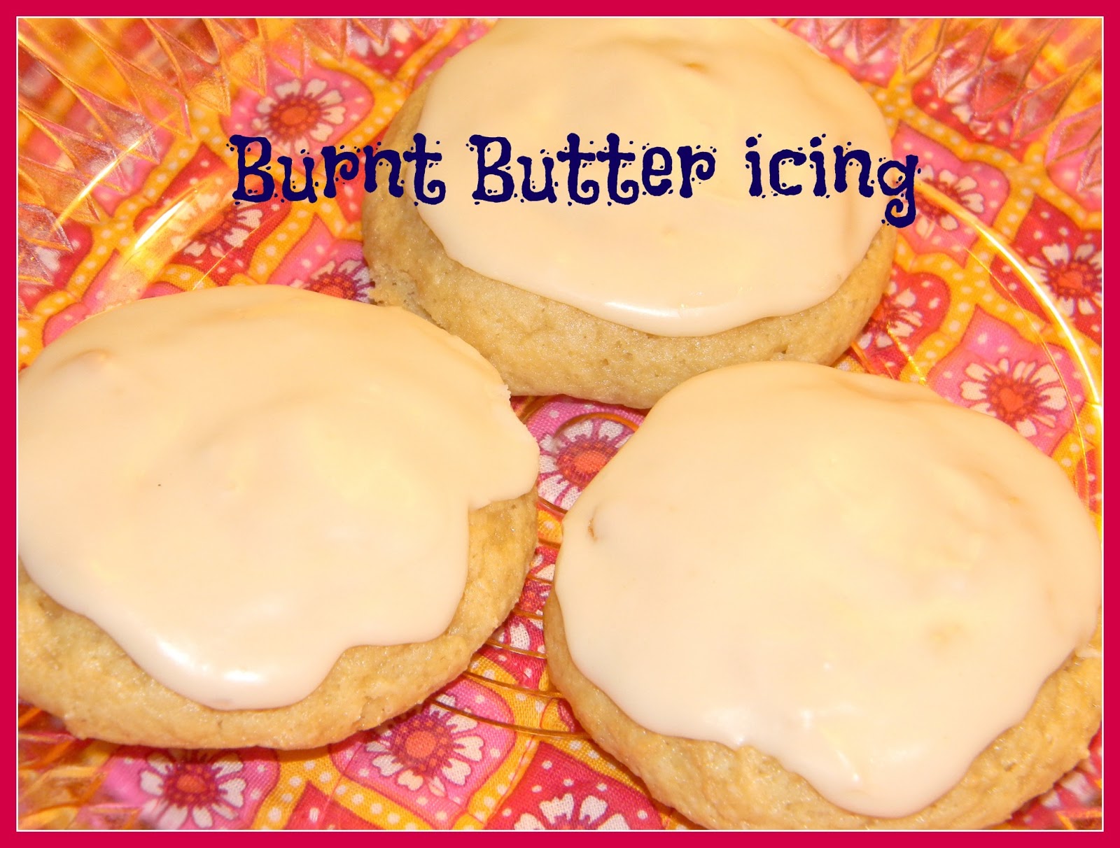Crazy for Cookies and more Butterscotch Cookies with Burnt Butter Icing