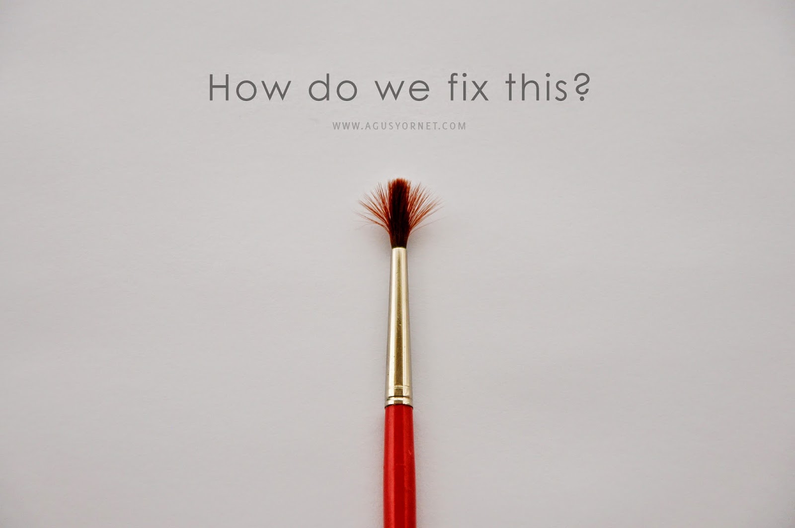 Taking care of brushes / Cuidado de Pinceles Agus Blog