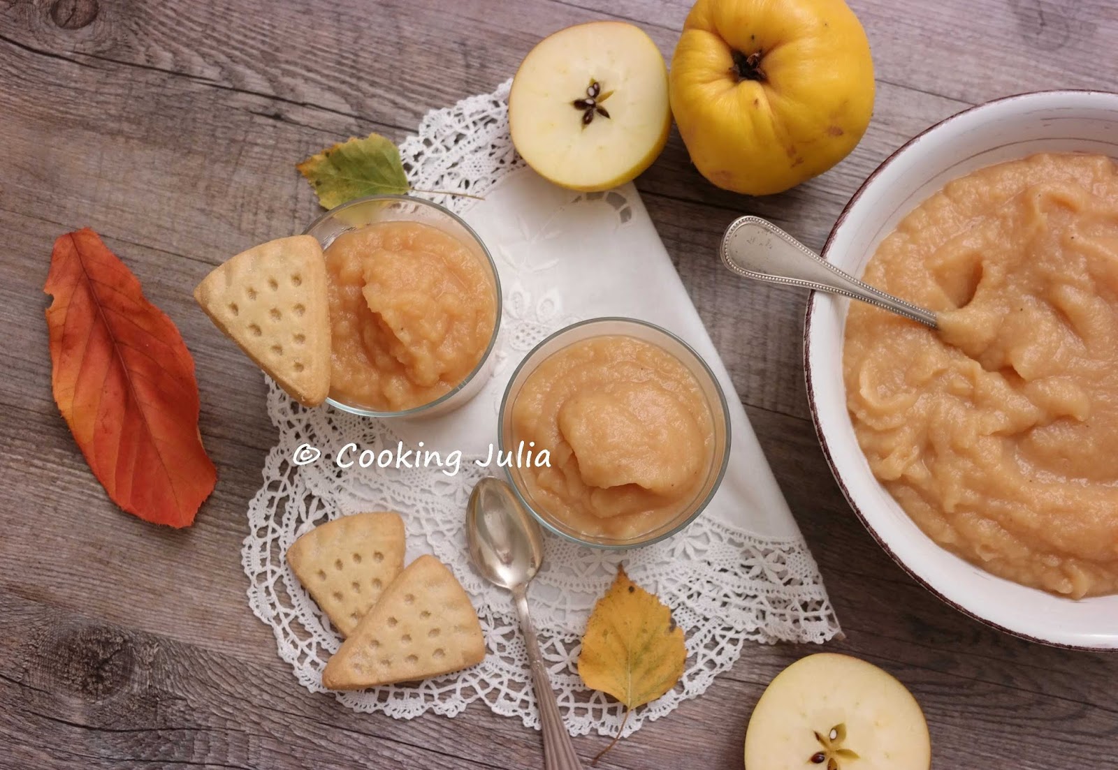 COOKING JULIA COMPOTE LÉGÈRE DE FRUITS D'AUTOMNE