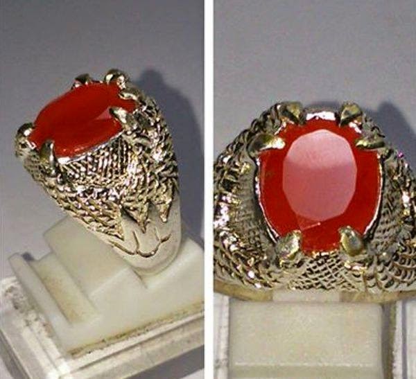 carnelian chalcedony ring alpaka sepuh perak size 20 indo permata gallery carnelian chalcedony ring alpaka sepuh perak size 20 indo permata gallery