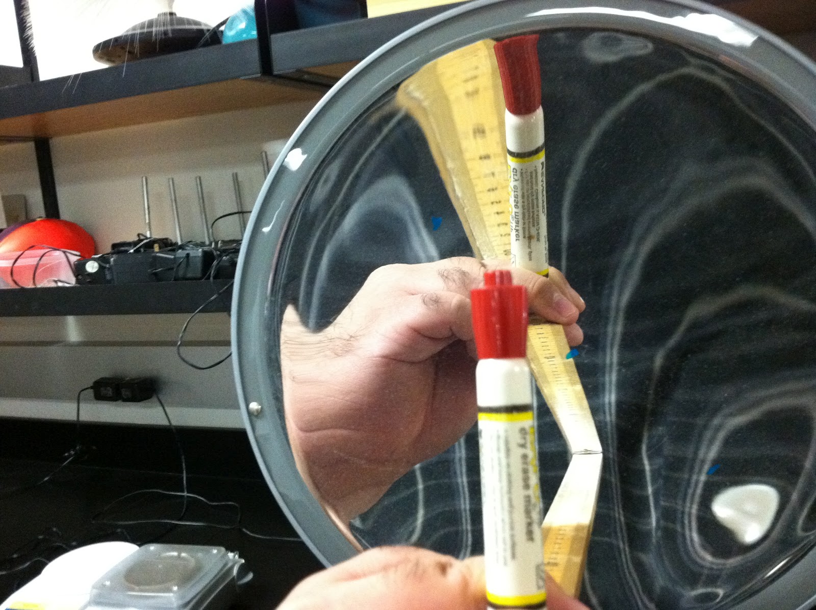 Physics 4C eperalta Experiment 9 concave and convex mirrors