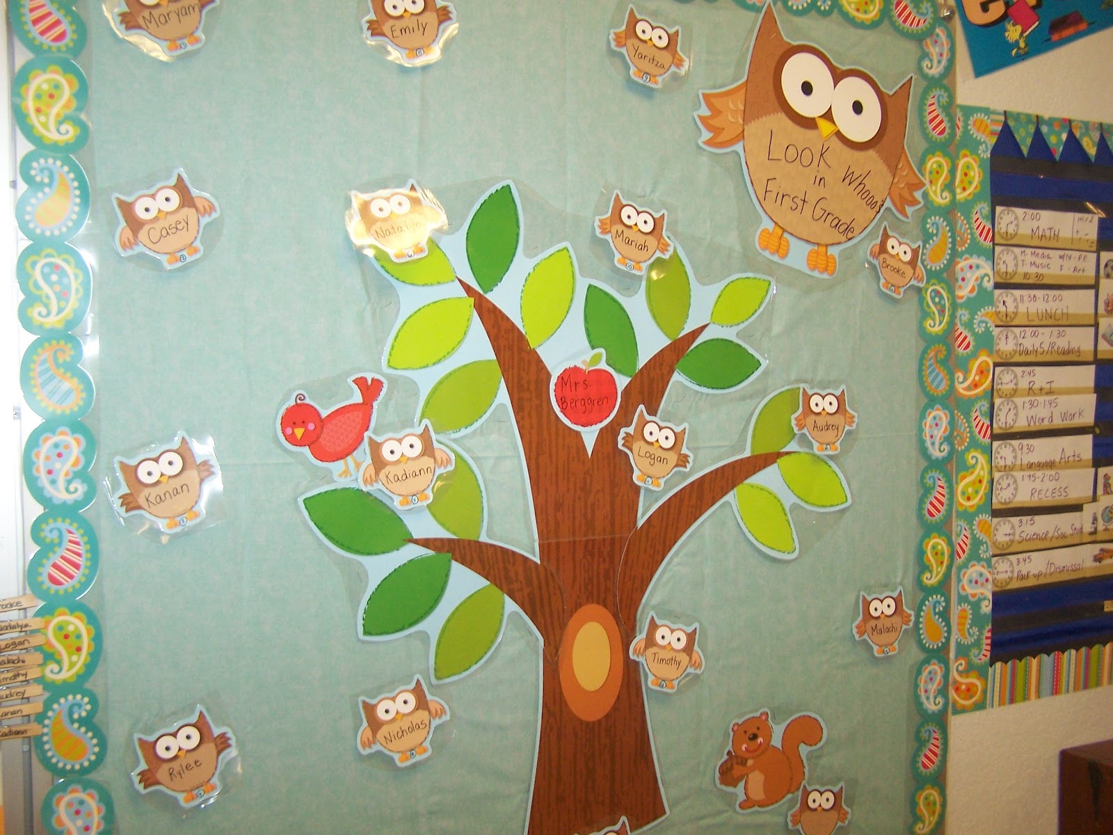 TalesofaFirstGradeTeacher Classroom Design and Linky Party