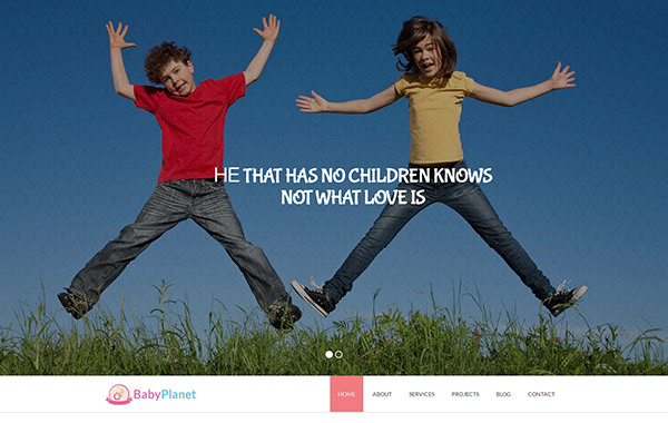 Baby Planet – Beautifully Kids HTML Template