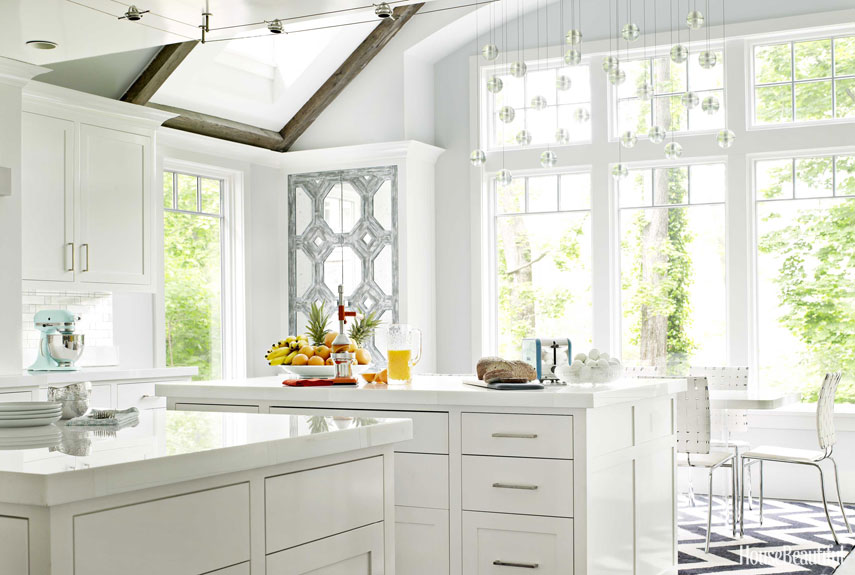The Granite Gurus Whiteout Wednesday 5 White Kitchens Photo House Beautiful